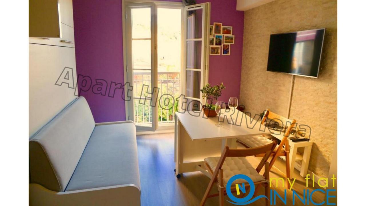 Aparthotel Riviera Nice Cote D'Azur - Old Town - Studio Ac - Sea View - 50M Promenade Des Anglais- La Maison Linda Bagian luar foto