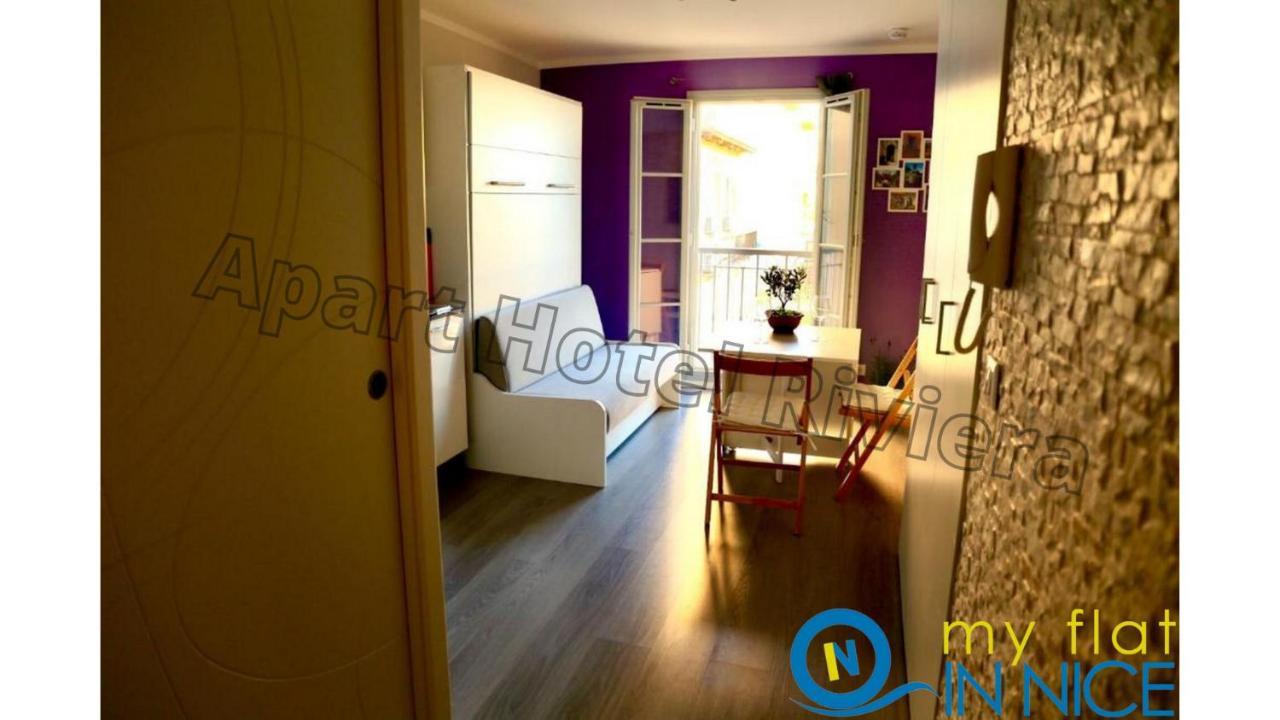 Aparthotel Riviera Nice Cote D'Azur - Old Town - Studio Ac - Sea View - 50M Promenade Des Anglais- La Maison Linda Bagian luar foto