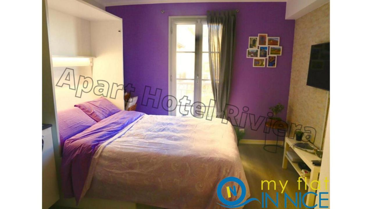 Aparthotel Riviera Nice Cote D'Azur - Old Town - Studio Ac - Sea View - 50M Promenade Des Anglais- La Maison Linda Bagian luar foto