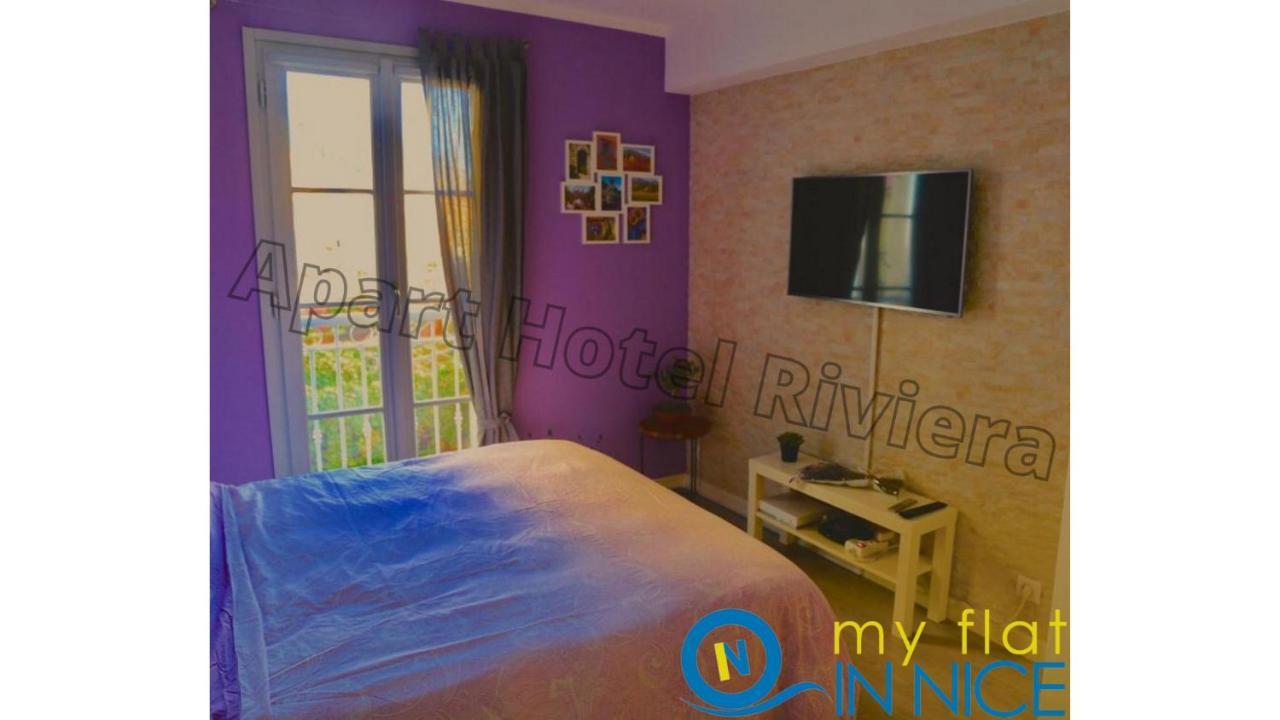Aparthotel Riviera Nice Cote D'Azur - Old Town - Studio Ac - Sea View - 50M Promenade Des Anglais- La Maison Linda Bagian luar foto